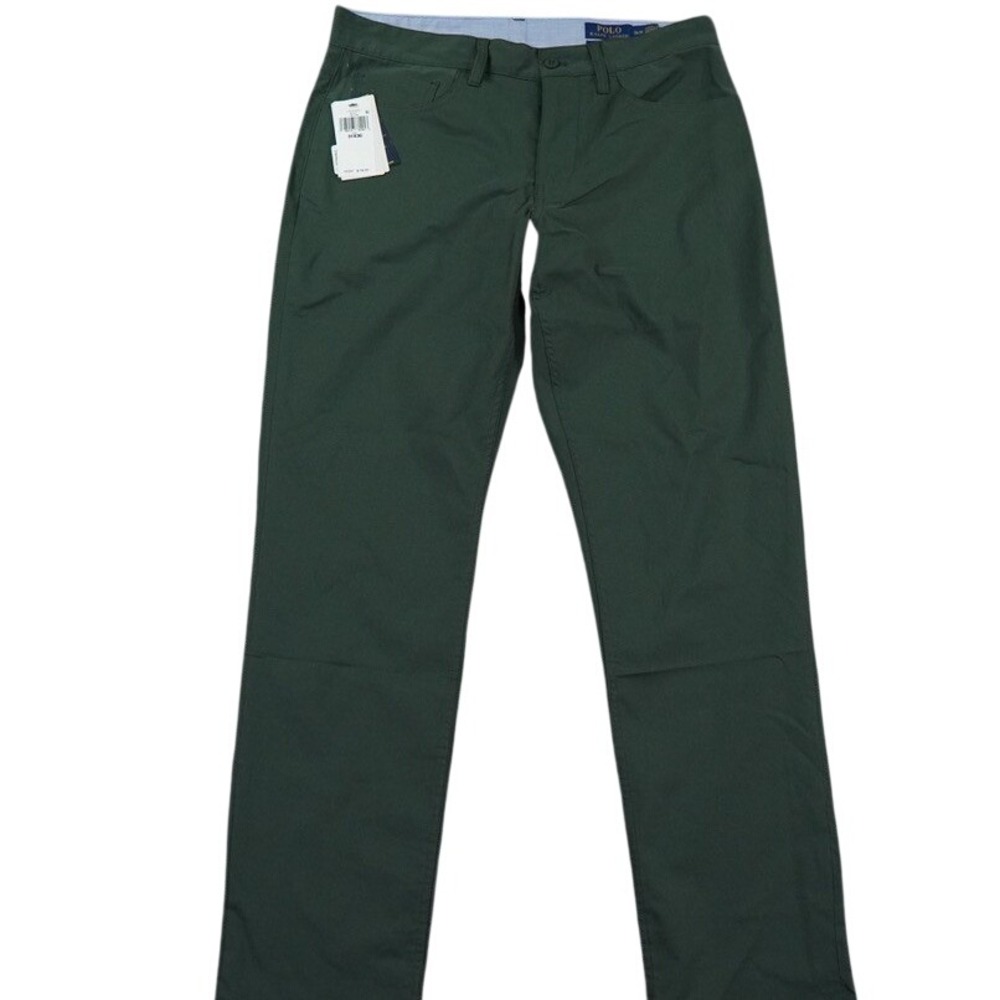 Polo Ralph Lauren Golf Pants Mens 31x30 Green Performance Tailored Coolmax Pony